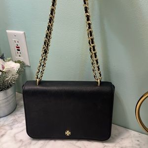 Like New Black Tory Burch Crossbody Purse